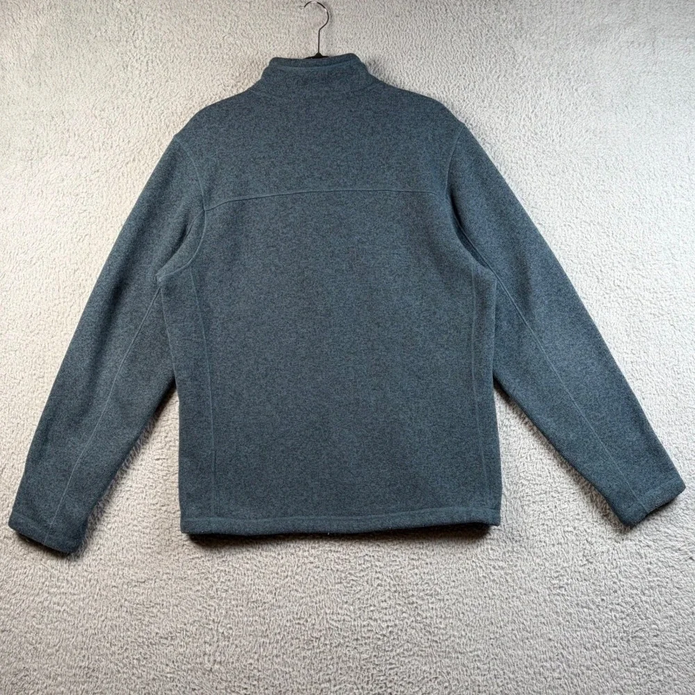 The North Face Gordon Lyons Quarter Zip Fleece Pullover Mens M Blue Gorpcore
